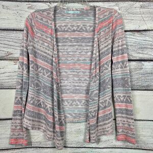 Maurices XS Open Front Boho Knit Cardigan Lightweight